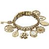 Anne Klein - Orologio da polso da donna, 10/8096, con charm impreziositi da cristalli di alta qualità, Oro