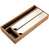 Kesper | Dispenser di Pellicola, Materiale: bambù, Dimensioni: 42 x 19 x 5,4 cm, Colore: Marrone |59041 13