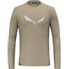 Salewa Solidlogo Dry M L/S Tee. Maglietta, Denim Scuro, S Uomo