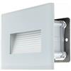 Planet Shop Segnapasso Led 4W Incasso Cassetta 503 Ip65 Cornice Vetro Bianco Luce Calda 3000K