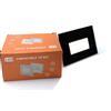 Planet Shop Segnapasso Led 4W Incasso Cassetta 503 Ip65 Cornice Vetro Nero Luce Naturale 4000K
