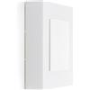 LOMBARDO LAMPADA APPLIQUE LED LOMBARDO ART 250 MASK, 17W, 2040 LUMEN, COLORE LUCE BIANCA NATURALE 4000K, COLORE DECORAZIONE BIANCO. LOM LL116101N [18131000]