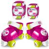 Stamp Rosas 23-27 - Set di pattini + gomitiere ginocchiere SKIDS CONTROL TAGLIA JS670035, rosa