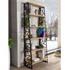 Hanah Home Bookshelf, Pino Atlantic, Taglia Unica