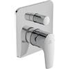 Ideal Standard miscelatore incasso doccia con deviatore a 2 vie cromato mod. Cerafine D