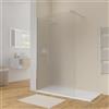 Parama Doccia walk-in 80 cm vetro 8mm anticalcare opaco h200 profili cromo | Keros