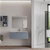 DEGHI Mobile bagno sospeso 100 cm carta da zucchero con lavabo e specchio - Agave