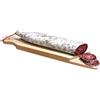 BAKAJI Tagliere In Legno Affetta Salame Rettangolare Con Aggancio Muro 37 x 7,5 x 2 cm