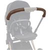 PROTEC TIF | Coperture in Similpelle per Manubrio - Compatibili con CYBEX PRIAM - Protezione Elegante - Fatte su Misura in Spagna (marrone scuro)