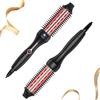 Atopskins Thermal Brush Spazzola termica 38 mm, spazzola termica rotonda 120 - 200 °C, doppia tensione per aumentare il volume dei capelli, utilizzata come pettine, piastra per capelli, ferro arricciacapelli