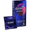 Durex Intense Stimolanti Con Rilievi e Nervature 6 Profilattici