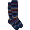 Gallo Calze lunghe bambino blu fantasia mix righe e pois