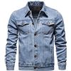 ENEN Giacca Jeans Lunga Manica Uomo Vintage Fresco Maglietta Denim Jacket Classic Giacchetta Punk Streetwear alla Moda in Stile Casual Western Coat da Moto
