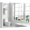 COSTWAY Mobile a Specchio per Bagno Armadietto Arredo con Specchio a Parete con 3 Ante e 2 Ripiani Regolabili in Altezza, Bianco, 90 x 11 x 65 cm