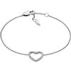 Fossil Bracciale Da Donna Sadie, Lunghezza: 165mm+25.4mm, Larghezza: 12.9mm, Altezza: 11.5mm Bracciale In Acciaio Inossidabile, JF04418040