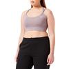 Nike AQ8686-531 Favorites Strappy Bra Reggiseno Sportivo Donna Purple Smoke/(White) XL