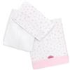 Ti TIN | Set Per Culla con Lenzuolo con Angoli, Lenzuolo, Federa, 100% Cotone | Set di 2 Lenzuola e 1 Federa | 80x50 cm