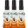 FreeCô FreeCo Bloccante ed Eliminatore di Odori per il Bagno (Before You Go) - Spray agli Oli Essenziali Naturali | Ideale per Casa, Ufficio, Ristoranti e Viaggi | Confezione da 3x60ml - Fragranza Spezie