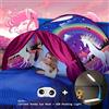 Nifogo Tende da Sogno,Tenda da Gioco,Kid's Fantasia Casa,Caldo Bambini Tenda,Tenda Bambini,Tenda Gioco Bambino Tenda Pop-up,Tenda da Letto,Compleanno e Regali di Natale (Unicorno)