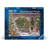 Ravensburger 12000215 - Natale nella foresta - puzzle 500 pezzi - puzzle adulti e ragazzi da 12 anni, puzzle di natale