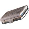 I-CLIP MAX Portafoglio uomo Slim Telaio Titanio DLC - Porta Carte con Portamonete e Fermasoldi per 40 Banconote I Smart Wallet Compatto e Organizzato - Fino a 16 Carte di credito