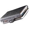 I-CLIP MAX Portafoglio uomo Slim Telaio Original - Porta Carte con Portamonete e Fermasoldi per 40 Banconote I Smart Wallet Compatto e Organizzato - Fino a 16 Carte di credito