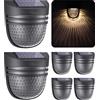 AYCLIF Luci esterne solari, luci solari del ponte con 2 modes&IP65 impermeabili, luci solari del giardino LED illuminazione decorativa del giardino montata (6 pacchetto)