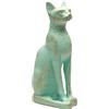 Discoveries Egyptian Imports Patina Bastet - Statua a forma di gatto, realizzata in Egitto, altezza 12,7 cm