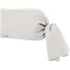Soleil d'Ocre Percale Federa per traversino alla francese, da 45 x 185 cm, di colore lino