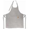 Lacor - 60082 - Grembiule da cucina unisex, Grembiule dal design semplice, elegante e originale, misure 68x83 cm, colore Grigio Marmorizzato
