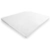 Soleil d'ocre, Lenzuolo sopra in policotone 280x300 cm PERCALE bianco, Ideale per case vacanza e hotel