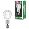 Paulmann 29131 Eco-Line Lampadina a filamento 230V LED goccia E14 confezione da 1, 100mm 525lm 2,5W 4000K chiaro
