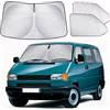 ZATOOTO Parasole per VW T4 Parabrezza Interno & Vetri laterali, Camping | 3 Pezzi, Isolamento Cabina, Protezione UV, Magnetico, Oscurante, Privacy, Facile Montaggio, Pieghevole