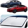 Spigen Tesla CryoShade Parasole per Parabrezza Anteriore Pieghevole | Model 3 (~2026 Highland) Model Y (~2026 Juniper), Protezione Solare Contro i Raggi UV, Accessori per Tesla