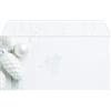 SIGEL Buste natalizie 22 x 11 cm | DU132, motivo pigne di abete, bianco, 50 pezzi