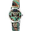 Excellanc Orologio da donna con cinturino in acciaio inox colorato 1700075, verde