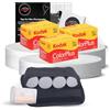 Clikoze Kodak Colorplus 200 - Confezione da 3 pellicole colorate da 35 mm, con custodia, consigli fotografici Clikoze e panno per lenti della fotocamera
