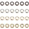 PH PandaHall 12 Set (24 Pezzi) Anello Passacavo Avvitabile 4 Colori Anelli A Vite in Metallo 21mm Anello per Borsa Rotondo Borsa in Lega Manico Ad Anello Connettori per Tenda Tarp Borsa Fai da Te