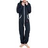 Basisstoff 40G13+ZWL4 Yuppie Kinder Jumpsuit Jungen Mädchen Overall Navy Gr. 134-140