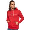 Tommy Hilfiger Tommy Logo Hoody, Felpa Uomo, Rosso (Haute Red 611), XL