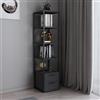 Hanah Home Bookshelf, Nero/Antracite, Taglia Unica
