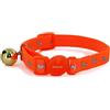 Ancol - Collare per Gatti Ultra Sicuro, ad Alta visibilità, Riflettente, Colore: Arancione, 0,2 kg