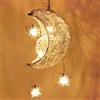 PETITES ECREVISSES Lampada a sospensione a LED Forma di Luna Moderna Lampada a Sospensione in alluminio per Bambini Camera da Letto (Luce Calda-15cm)