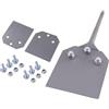 CNCYEAH SDS Plus, scalpello per stucco, scalpello per piastrelle, 250 x 100 mm, raschietto per vernice, con 2 lame di ricambio e viti per rimuovere la colla per pavimenti in linoleum