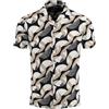 KEY LARGO Magma 1/2 Patterned Camicia, Nero, M Uomo