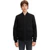 TOM TAILOR Denim Bomber con Lana, Uomo, Nero (Black 29999), L