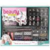 ColorBaby Beauty Kit per realizzare bracciali, set di perline e charms, creare gioielli personalizzati con perline, regalo creativo, fai da te, giocattolo per bambine 3 anni, kit per gioielli per