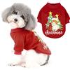 Zunea Piccolo Cane Cappotto Invernale Natale Cucciolo Vestiti Caldo Pullover Felpa Natale Maglione Tempo Freddo Giacca Pecorina Ragazze Ragazzi Abbigliamento Abiti Rosso M