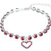 Generisch Collare di chiusura collare gioielli per cuccioli cuccioli strass brillanti gatto matrimonio collare per animali domestici collare luminoso cane (rosa, M)