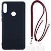 Shantime Custodia TPU con Tracolla/Collana a Spalla Compatibile con Asus Zenfone Max Pro M2 ZB631KL, Cover Protettiva Antiurto con Laccio Regolabile